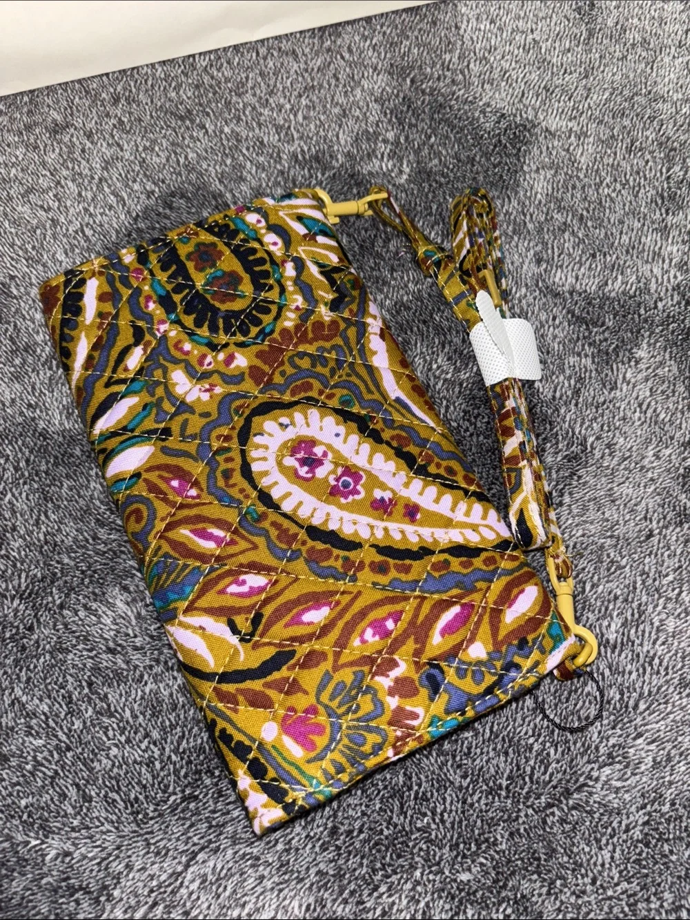 Vera Bradley Wallet Crossbody in Buta Spray